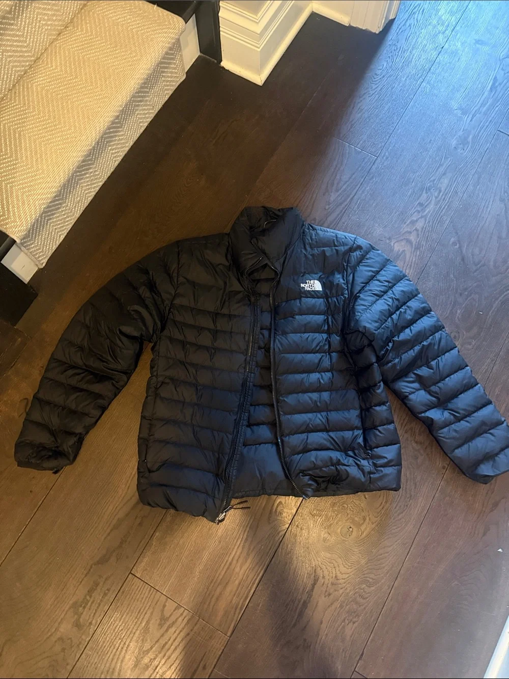 The North Face Black Quilted Packable Jacket